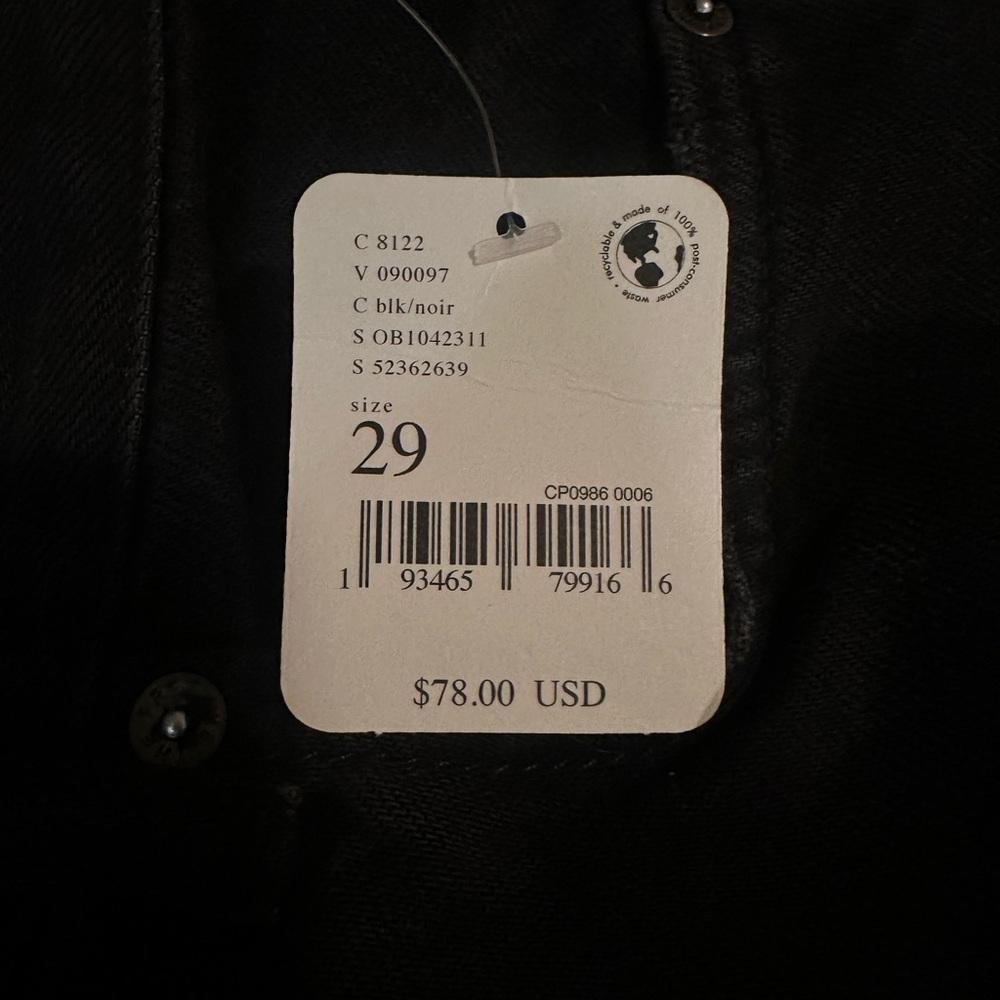 Free people Black Denim Jeans - Picture 4 of 5